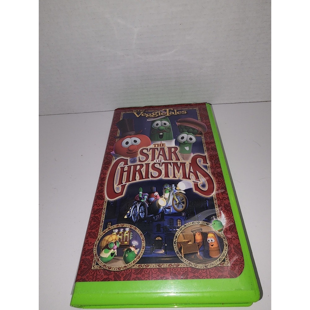 Veggie Tales VHS The Star of Christmas Big Ideas Bob and Larry Movie